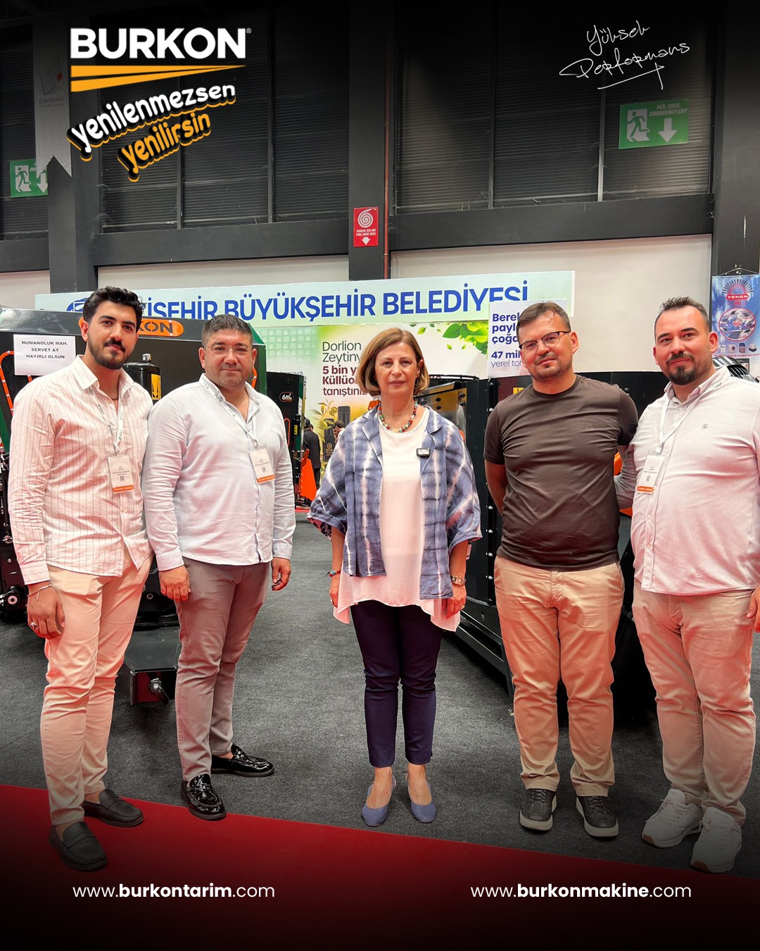 Ayşe Ünlüce, Burkon Standımızı Ziyaret Etti