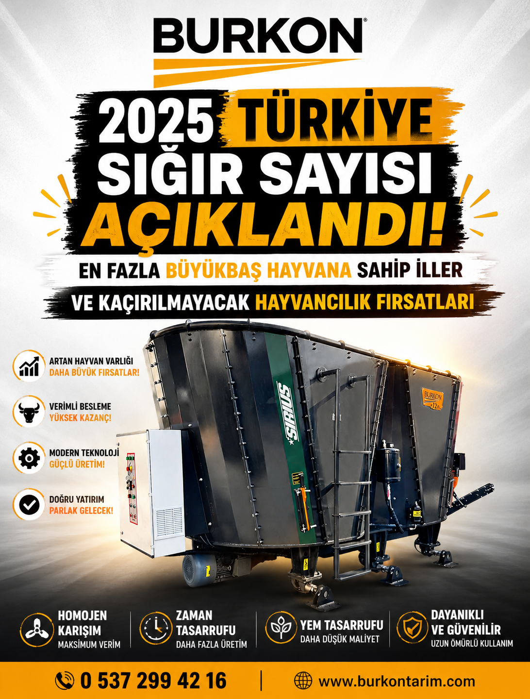 Türkiye’de Sığır Sayısı 2025