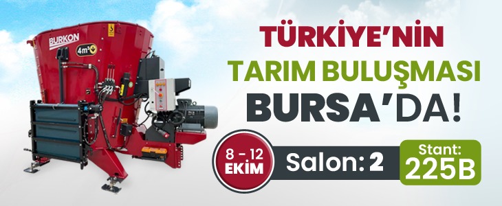 Burkon Tarım Makine Bursa Tarım Fuarı'nda!
