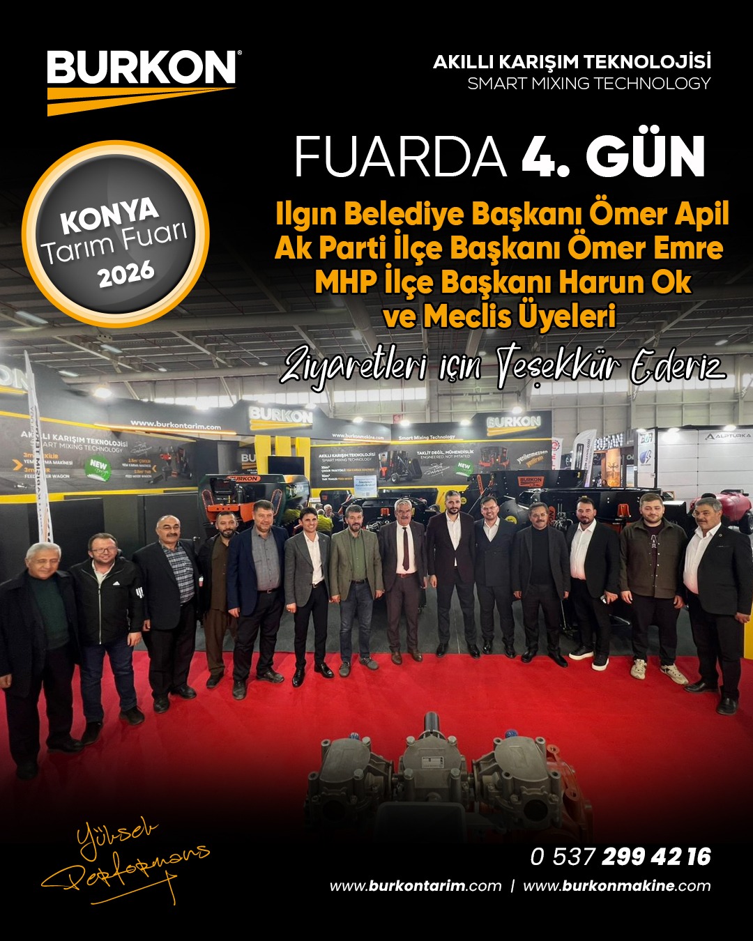 Konya Tarım Fuarı 2026: 4. Gün Tamamlandı – Protokol Ziyaretleriyle Güçlü Bir Gün