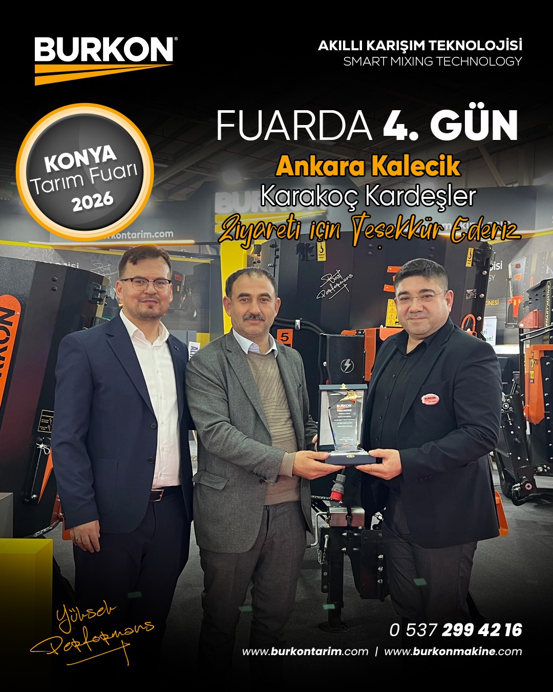 Konya Tarım Fuarı 2026’da 4. Gün: Ankara Kalecik Karakoç Kardeşler Ziyareti