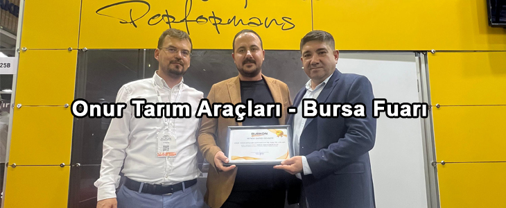 Onur Tarım Araçları Bursa Fuarda