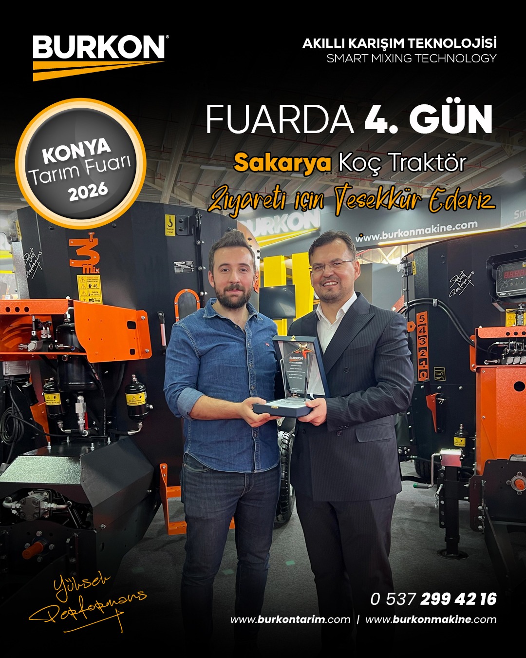 Konya Tarım Fuarı 2026: 4. Gün Tamamlandı – Sakarya Koç Traktör ile Güçlü İş Birliği