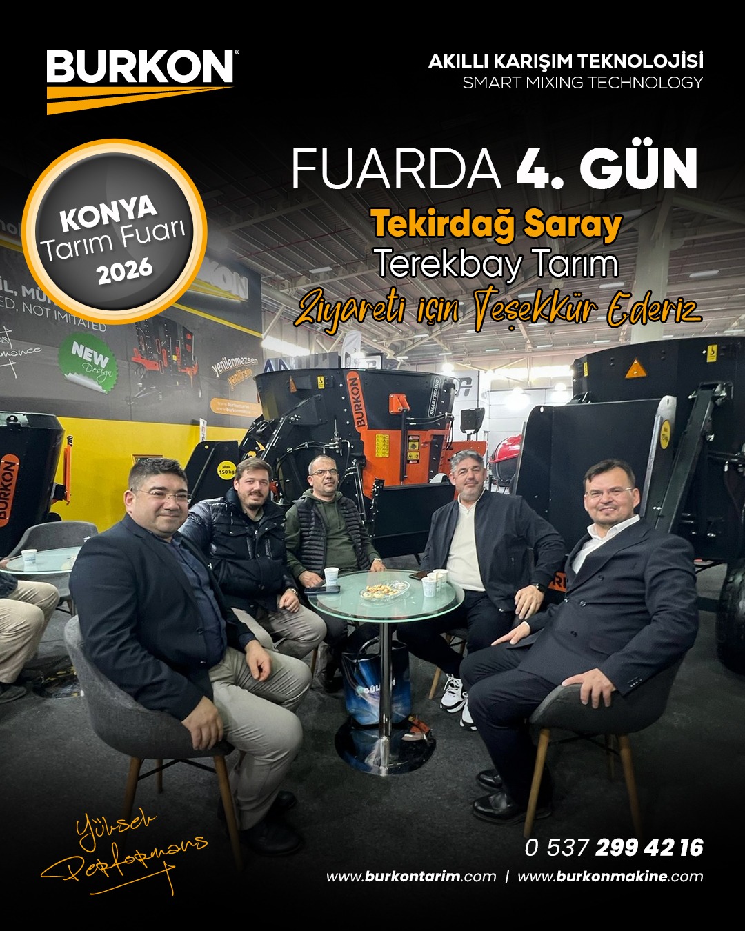 Konya Tarım Fuarı 2026’da 4. Gün Tamamlandı: Tekirdağ Saray Terekbay Tarım Ziyareti