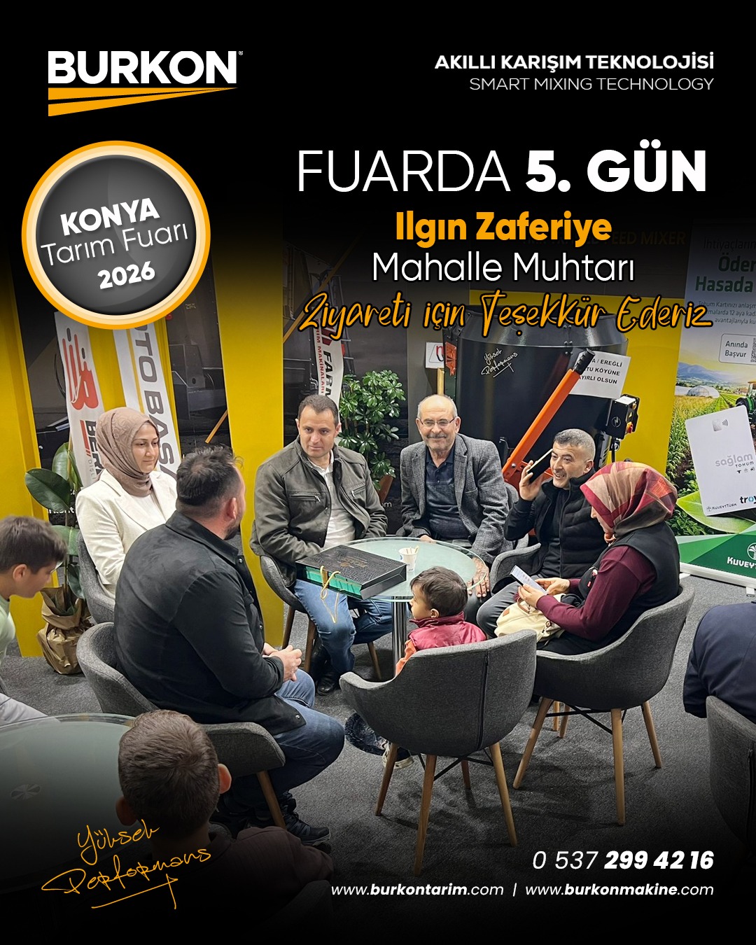 Konya Tarım Fuarı 2026’da 5. Gün: Yoğun İlgi ve Değerli Ziyaretler