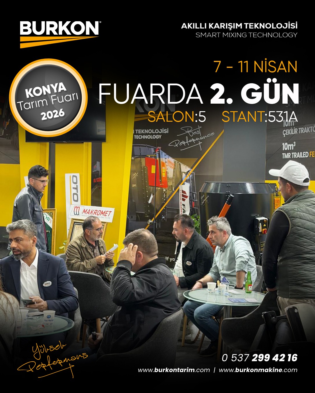 Konya Tarım Fuarı 2. Gün I Burkon