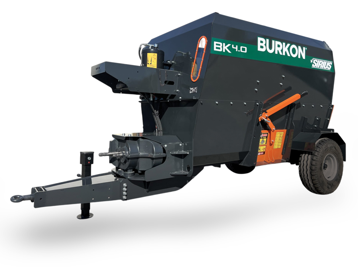 4 M3 Çekilir Yatay Yem Karma Makinesi